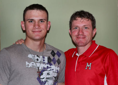 Gage Compton and Coach Nelson