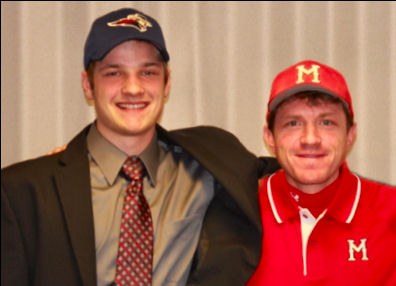 Gage Compton and Coach Nelson