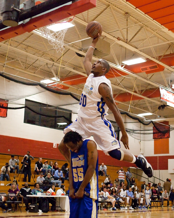 Peanut slam dunk shot.