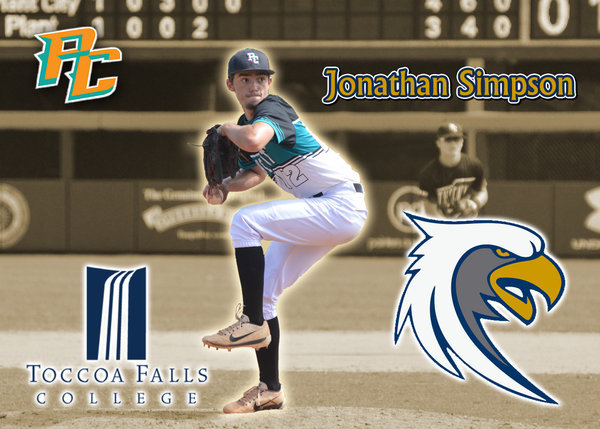 2018 RHP Jonathan Simpson - Toccoa Falls College